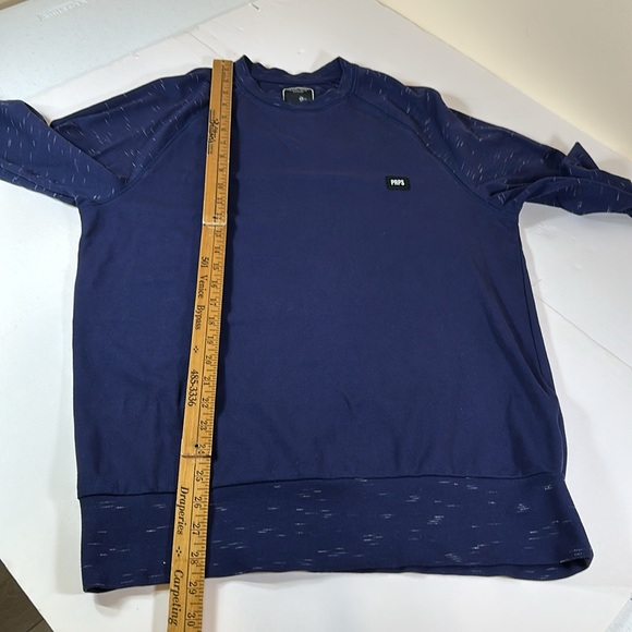 PRPS Sweatshirt Mens Navy Blue Pullover Long Sleeve Crewneck - Picture 5 of 10